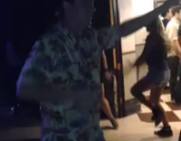  Girl In Dress House Party Falls Down Dancing