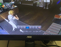 Security Camera Footage of Woman Defacating on Floor at Grocery Store