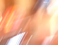 Purple shirt dances on wood box