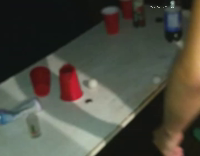 Pushed Beer Bong Table Into Water