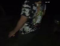 Drunk Guy Leaning on Own Body