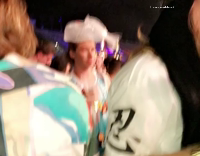 Ice on Head Drinks at Concert