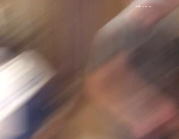 Guys run into room and throw tortilla at purple hooded friends face