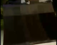 Two drunk guys roll down half pipe