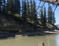 Tree Branch River Rope Swing Fail