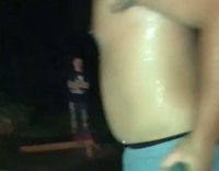 bellyflop with chair