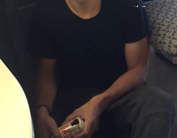 Secret Beer Chug In Library