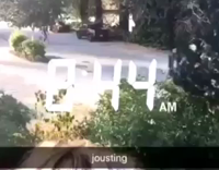 844AM bike jousting fail