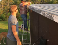 Beer Lube Down Old Tin Roof