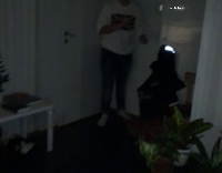 Guy white sweater black hat front flip fail