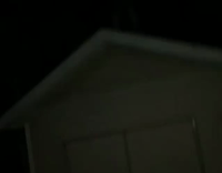 Blue T Shirt Guy Jumps From Garage Onto Beer Pong Table Back Yard Party