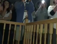 Blow Dart to the Chest at Party