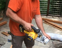 Circular Saw Open Beer and Chug Orange Shirt