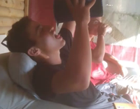 Friend Drops Ice Jug Fall 