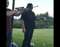 Air rifle beer shotgun