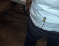 Firecracker in friends pants