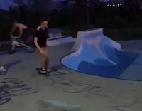 Concrete Railside Tailbone Slam