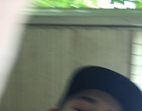 man stuck in orange chair