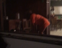 Girl beer key behind head fail