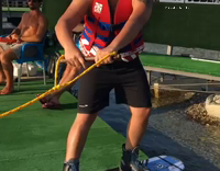 Wakeboarding Attempt Epic Faceplant 